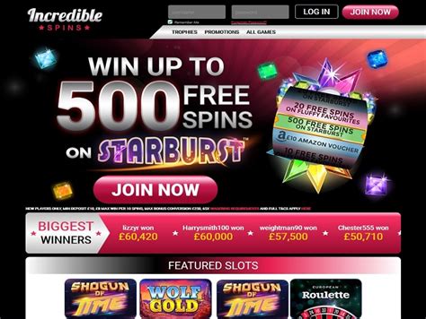 Incredible Spins Casino Login