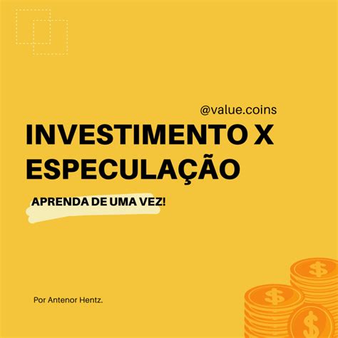 Investimento Vs Jogo Vs Especulacao