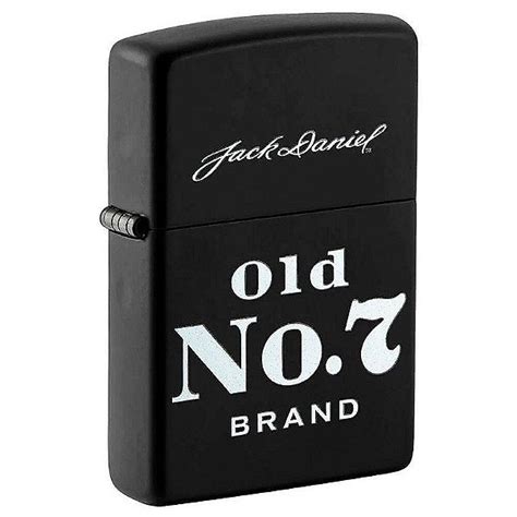 Jack Daniels Zippo Preto Fosco