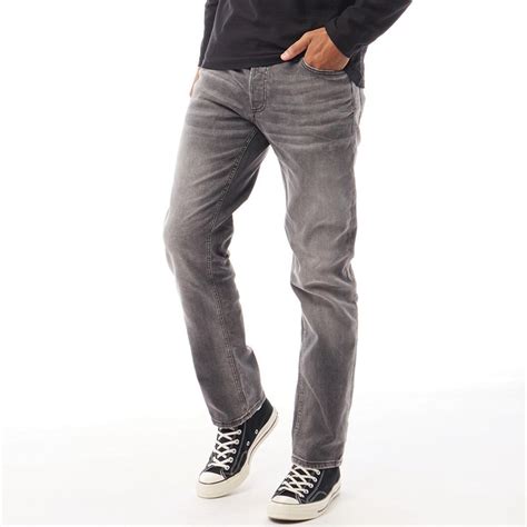 Jack E Jones Mens Clark Original Jeans Preto