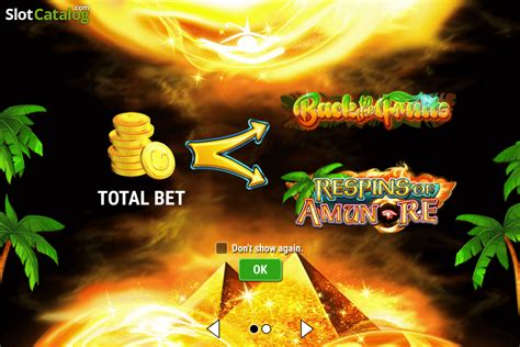 Jogar Back To The Fruits Respins Of Amun Re Com Dinheiro Real