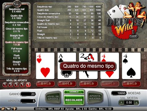 Jogar Deuces Wild 6 Com Dinheiro Real