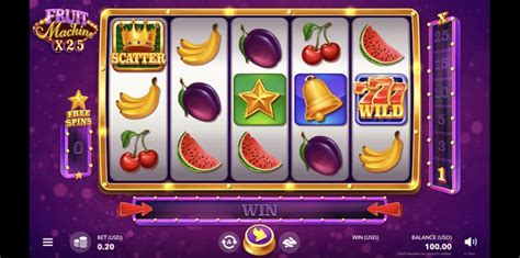 Jogar Fruit Machine X25 No Modo Demo