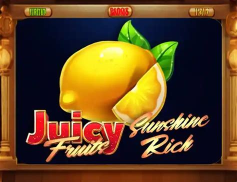 Jogar Juicy Fruits Sunshine Rich Com Dinheiro Real