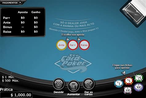 Jogar Tri Card Poker 2 Com Dinheiro Real