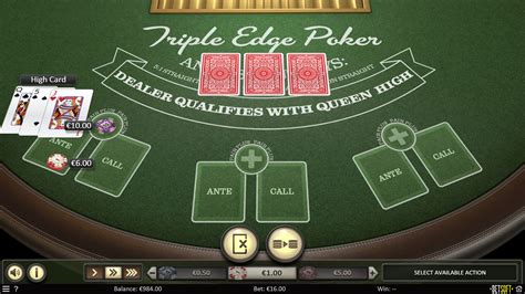 Jogar Triple Edge Poker Com Dinheiro Real