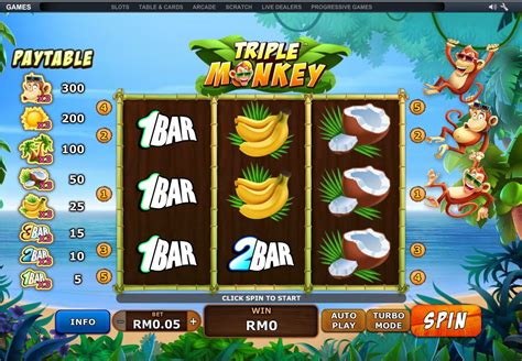 Jogar Triple Monkey 2 Com Dinheiro Real