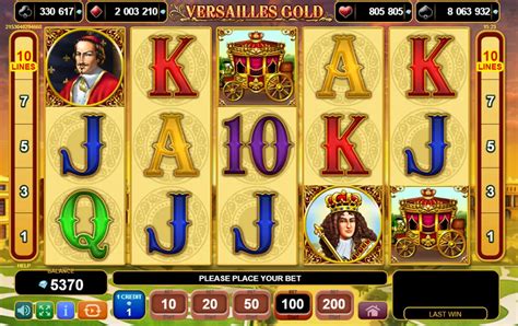 Jogar Versailles Gold No Modo Demo