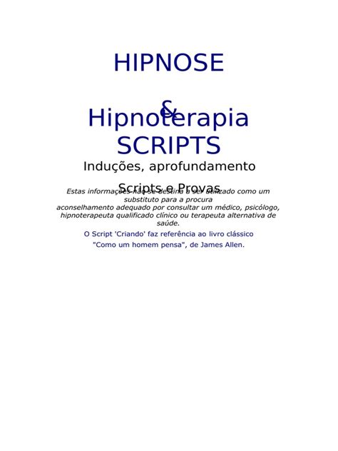 Jogo Hipnose Script