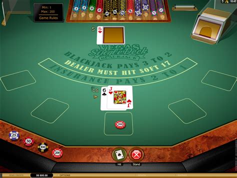 Jogue Single Deck Blackjack Gold Online