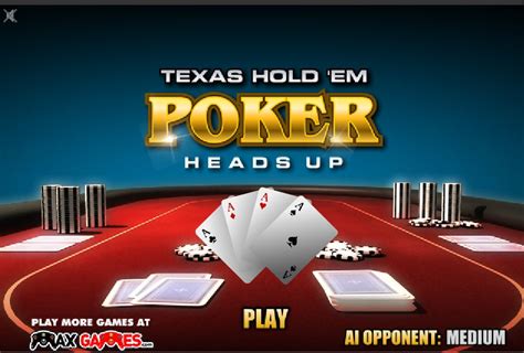 Jogue Texas Holdem Heads Up Online