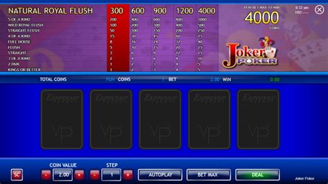 Joker Poker Espresso Bet365