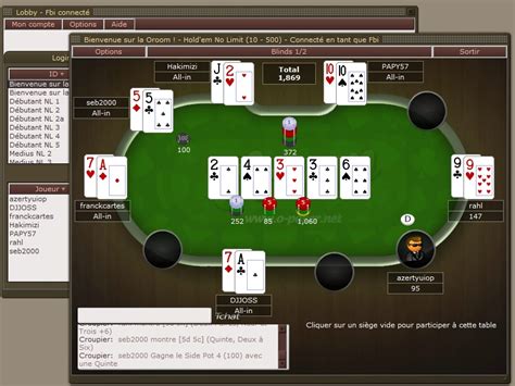 Jouer Au Poker Gratuit Sans Inscricao Et Sans Telechargement