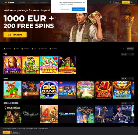 Joywinner Casino Login