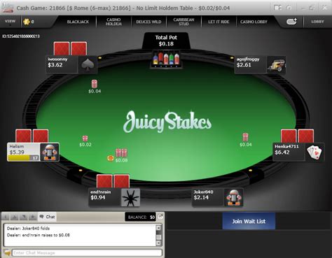 Juicy Stakes Poker De Inscricao Codigo