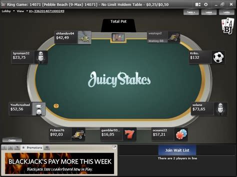 Juicy Stakes Poker Retiro