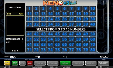 Keno 3ball Leovegas