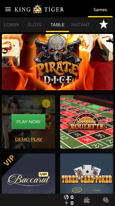 Kingtiger Casino Mobile