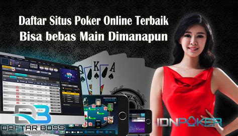 Kumpulan De Poker Online Terbaik
