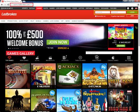 Ladbrokes Casino Login