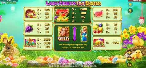 Lady Fruits 100 Easter Bodog