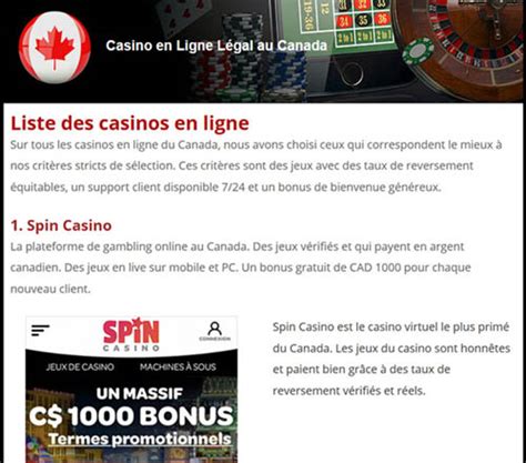 Legal Casino Idade Em Montreal