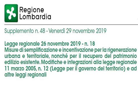 Legge Regione Lombardia Maquina De Fenda