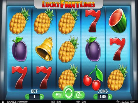 Lucky Fruit Lines Slot Gratis