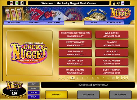 Lucky Nugget Casino Flash