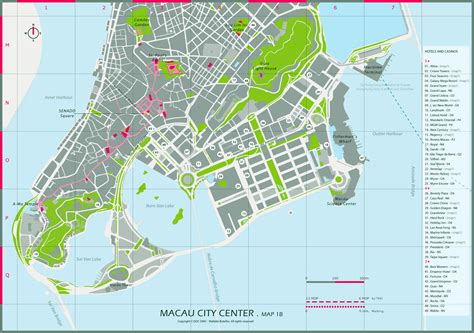 Macau Casino Mapa