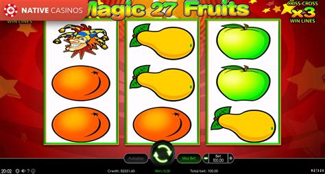 Magic Fruits 27 888 Casino
