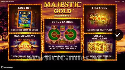 Majestic Gold Megaways 888 Casino