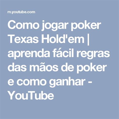 Maneiras Faceis De Ganhar Texas Holdem