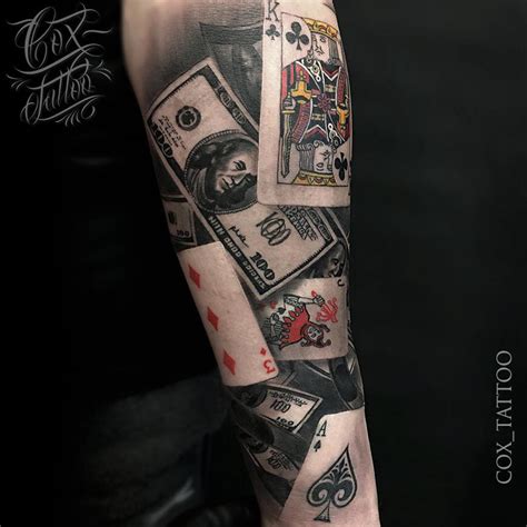 Mao De Poker De Maquina De Tatuagem