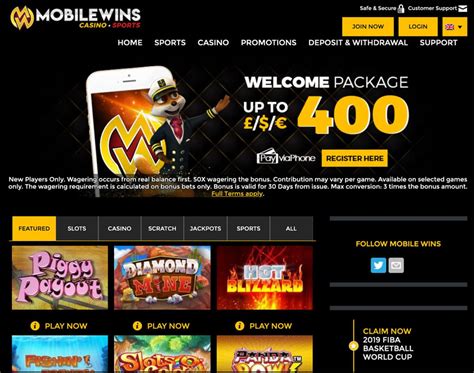 Mobile Wins Casino Aplicacao