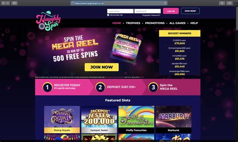 Naughty Spin Casino Bonus