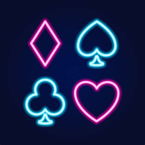 Neon Sinal De Poker