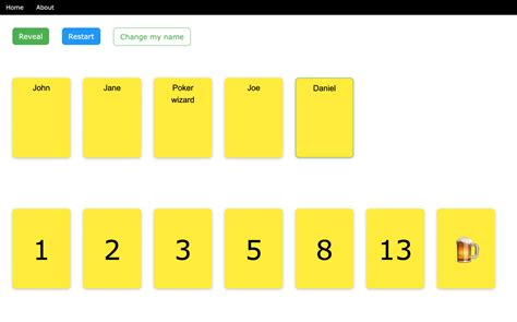 No Js Planning Poker