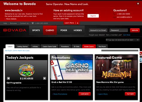 O Bovada Casino Lv