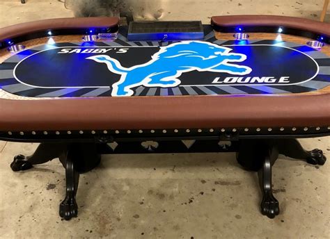 O Detroit Lions Mesa De Poker