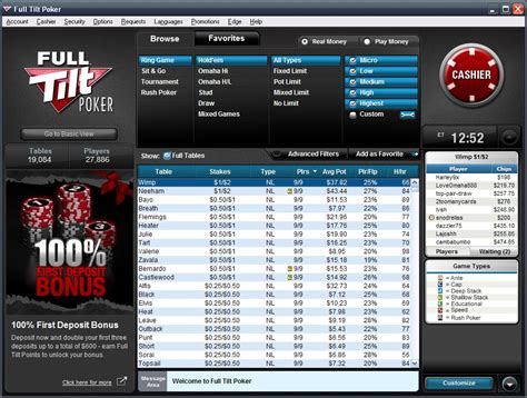 O Full Tilt Poker No Ipad 2