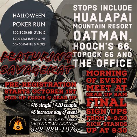 Ocotillo Pocos De Halloween Poker Run 2024