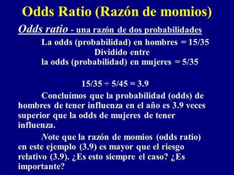 Odds Ratio De Merda