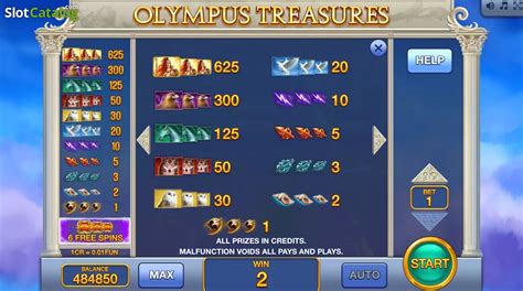 Olympus Treasures Pull Tabs Betano