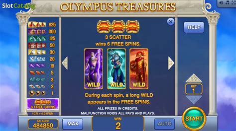 Olympus Treasures Pull Tabs Betfair