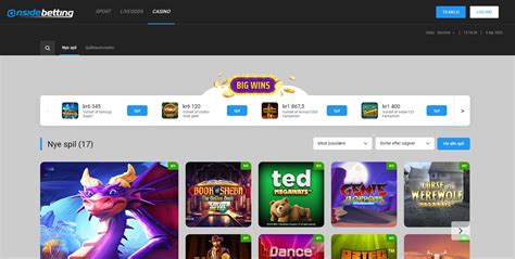 Onsidebetting Casino Mobile