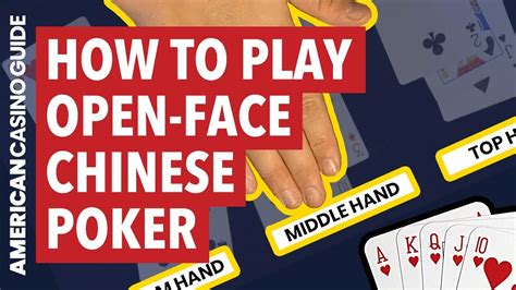 Open Face Chinese Poker App Twoplustwo