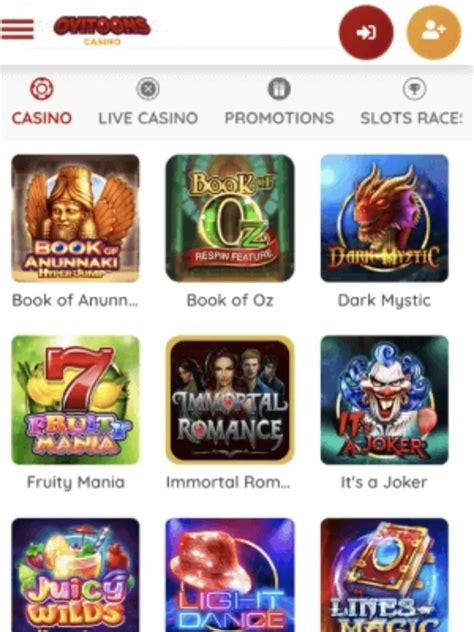 Ovitoons Casino App