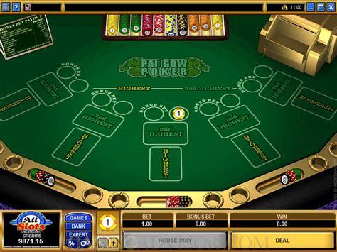 Pai Gow Poker Bonus De Dragao