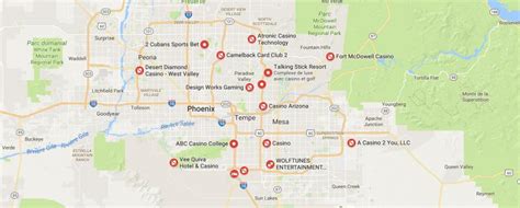 Phoenix Arizona Casinos Mapa
